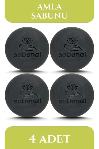 Sabunal Amla Sabunu 4 Adet - Saç ve Sakal Bakımına Uygun Doğal Sabun