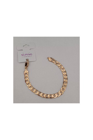 Xuping Kaliteli Paslanmaz Çelik Antialerjik Klasik Sade Model Zarif Bileklik Uzunluk: 20 Cm Genişlik: 8 Mm