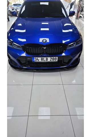 Bmw G20 Lci Ön Tampon Lipi Plastik Parlak Siyah 3 Prç 2020+