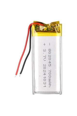 Powermaster 802045 3.7v 700mah Lityum Polimer Li-po Batarya Ciklet Pil