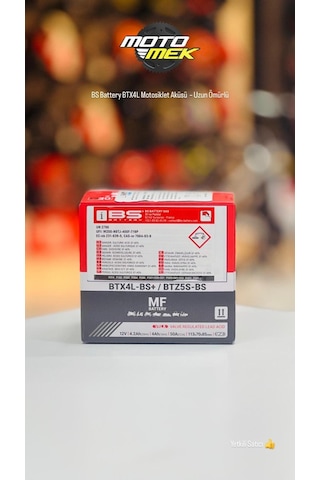 Honda Monkey 125 Today Bs Battery Btx4l-bs+/btz5s-bs Motosiklet Aküsü Ytx4l