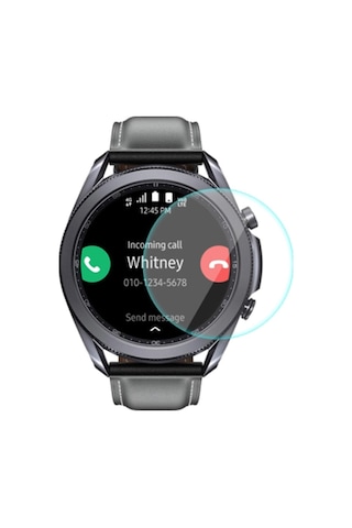Ally Sm Galaxy Watch 3 45Mm Kırılmaz Cam Ekran Koruyucu (446517608)-Şeffaf