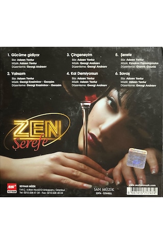 Müzik Cd'sidir Plak Değildir Cd Zen Şerefe Cd