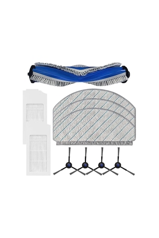 Ecovacs Deebot N20/n20 Plus/n20 Pro Plus Robot Süpürge Yedek Parçaları Ana Yan Fırça Hepa Filtresi