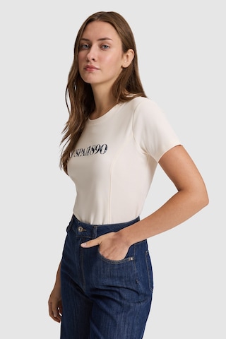 U.S. Polo Assn. U.s. Polo Assn. Kadın Krem Tişört 50323462-vr071