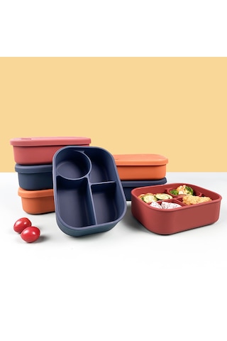 Gıdaya Uygun Silikon Beslenme Çantası-koyu Mavi