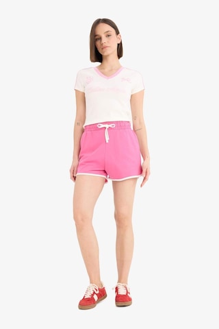 DeFacto Coool Regular Fit Kalın Kumaş Şort A6224AX25SMPN613 Pembe