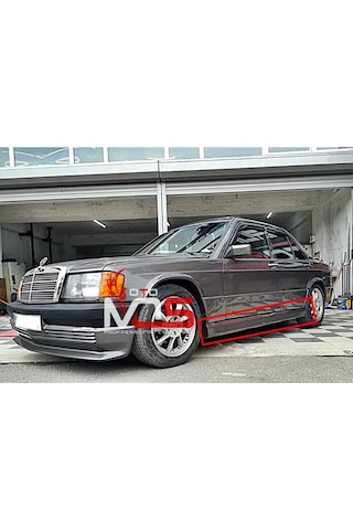 Mercedes 190e Uyumlu Marşpiyel Sağ Sol Takım Fiberglass Boyasız