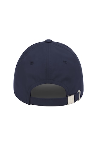Perlotus Unisex Spor Kep Şapka Mikro Polyester Kumaş 6 Parça Ayarlanabilir Metal Tokalı Lacivert