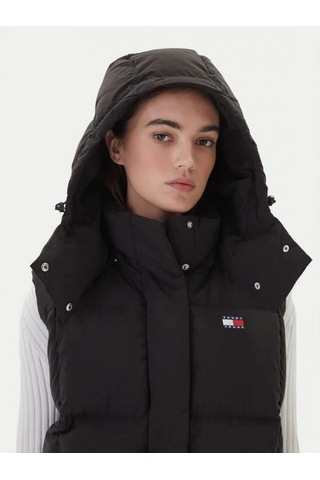 Tommy Hilfiger Tjw Alaska Grid Kuş Tüyü Kadın Siyah Yelek Dw0dw21627bds Siyah