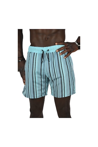 Deepsea Erkek Mavi File Astarlı Deniz Şortu 2403011 Mavi