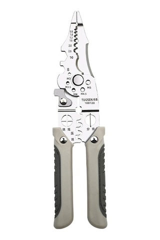 Tenfowee Tuosen Elektrikçi İçin Çok Fonksiyonlu Tel Soyucu Aleti - 21.7x5.5x1.8 Cm