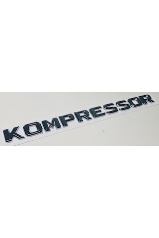 Kompressor W210 W202 Arka Bagaj Yazısı Krom