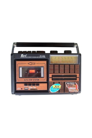 Tepe Fp-319U Usb Sd Fm Radyolu Kaset Çalar Müzik Kutusu