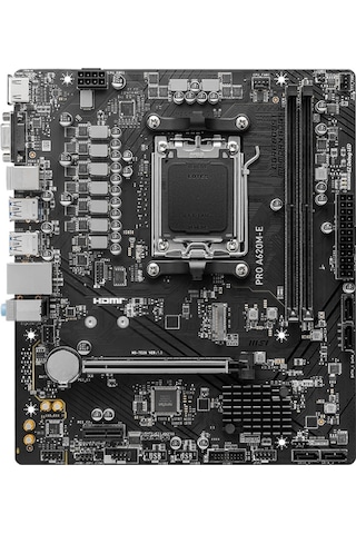 MSI Pro A620M-E AMD A620 6800 MHz (OC) DDR5 Soket AM5 mATX Anakart