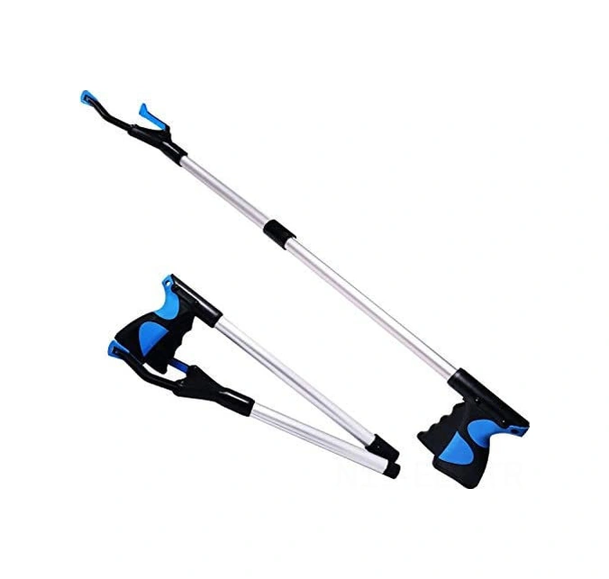 Xindoker Alüminyum Boru Çekirdekli Çok Amaçlı Nesne Kaldırma Aleti - Kolay Kullanıma Dair 32 İnç Genişlik Gümüş - Mavi