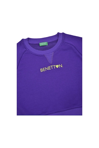 United Colors Of Benetton Kız Çocuk Sweat Bntg21543 Mor Mor
