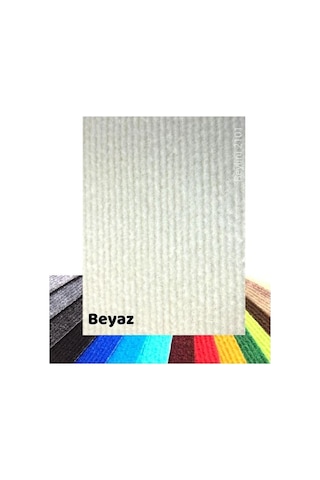Beylini Halıfleks Duvardan Duvara Halı Beyaz 3mm 100x100