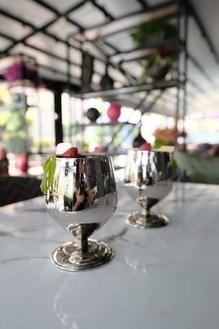 Bakır Kadeh Tombul Model Gümüş Renk