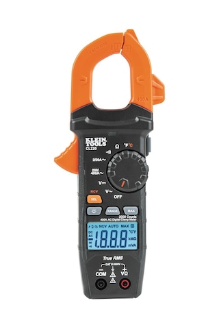 Klein Tools Cl220 Dijital Pens Ampermetre, Otomatik Aralık Ayarlı 400 Amper Ac, Ac/dc Gerilim, Trms