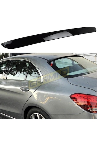 Mercedes C Serisi W205 Cam Üstü Piano Black Spoiler