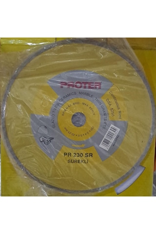 Proter Pr 230 Sr Sürekli Elmas Kesici Testere 230 X 2.4 X 5.0 X 22.23 Mm Proter