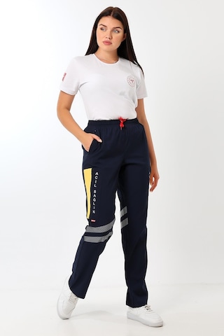 112 Unisex Likralı Yazlık Pantolon - Lacivert-7394-lacivert
