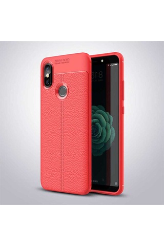 Xiaomi Mi 8 Kılıf Zore Niss Silikon Kapak Kırmızı