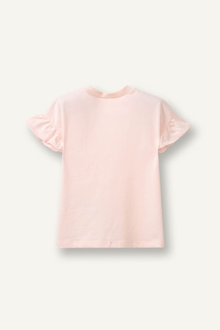 Defacto Çiçekli Tişört Kız Bebek Z9212a226smpn436 Pembe-pn436