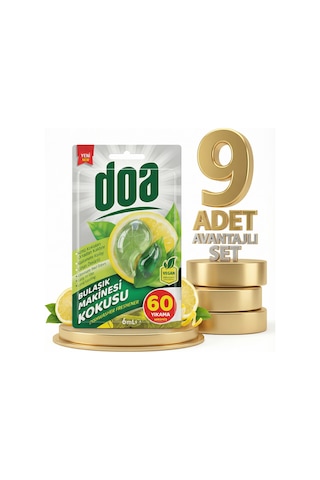 Doa Bulaşık Makinesi Kokusu 60 Yıkama 9x6 Ml