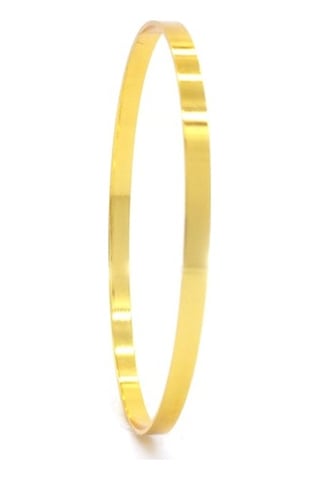 Ferizz Altın Kaplama Kibrit Çöpü 4 Mm Bilezik Blz-3028 Altın