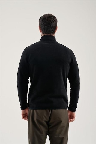 Exuma Yarım Fermuarlı Polar 2312002-Black Siyah