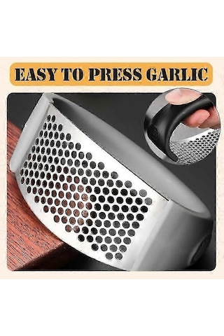 2024 Yeni Paslanmaz Çelik Sarımsak Ezici Ve Soyucu, Ergonomik Gen Çok Renkli