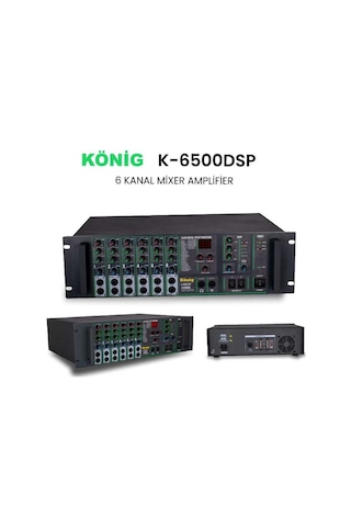 König K 6500 Dsp 4 8 Ohm 500 W 6 Kanal Anfi