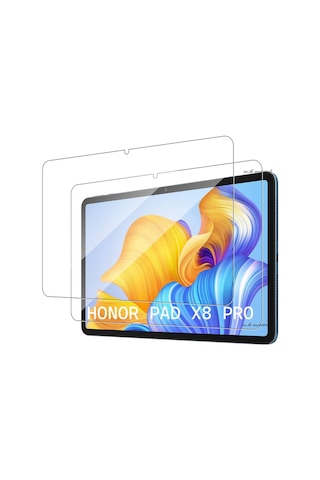 Honor Pad X8 Pro 11.5" Tablet Uyumlu Nano Kırılmaz Ekran Koruyucu Şeffaf Cam Esnek Tam Kaplama