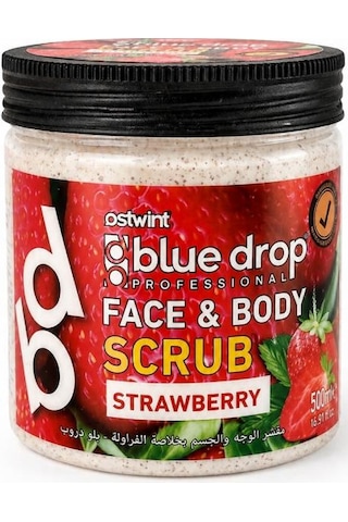 Blue Drop Yüz Bakım Peeling Scrub Çilek 500 Ml