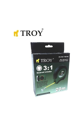 Troy 23132 Arazi Tipi Şerit Metre 20m x 13 MM
