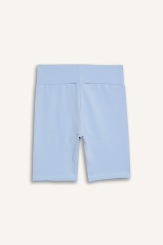 Defacto Kız Çocuk Baskılı Biker Tayt B0843a825hsbe734 Mavi