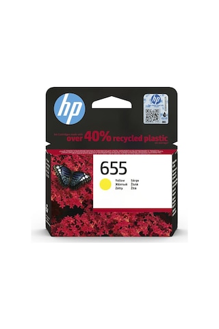Hp 655 Mürekkep Kartuş Sarı Cz112ae