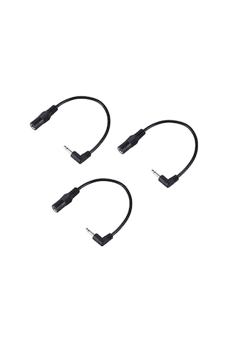 Suofeng Mp-01 Gitar Efekt Pedalı İçin 3'lü Dönüştürücü Kablo Seti, 5.5mm'den 3.5mm'ye Güç Adaptörü