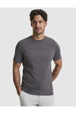 Pierre Cardin Erkek Koyu Gri Tişört 50327871-vr080