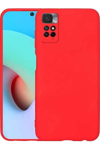 Noktaks - Xiaomi Uyumlu Xiaomi Redmi Note 11s Global - Kılıf İçi Kadife Koruyucu Mara Lansman Kapak - Kırmızı