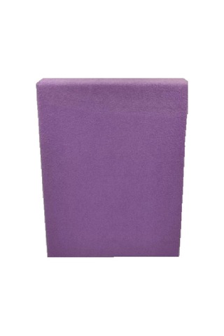 Altın Karma Havlu Lastikli Çarşaf Takımı 180x200 Cm 2 Adet 50x70 Cm Yastık Kılıfı Lila