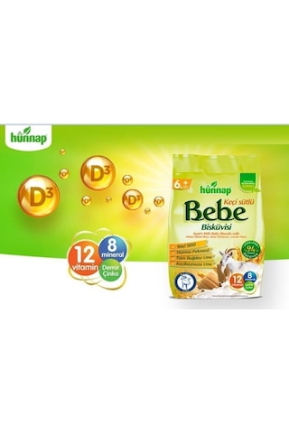 Keçi Sütlü Ve Vitaminli Bebe Bisküvisi 400 Gr 400 G