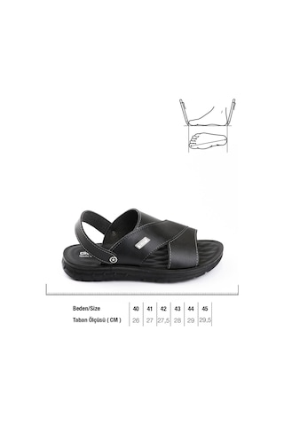 Gezer 12481 Yazlık Erkek Terlik Sandalet 001