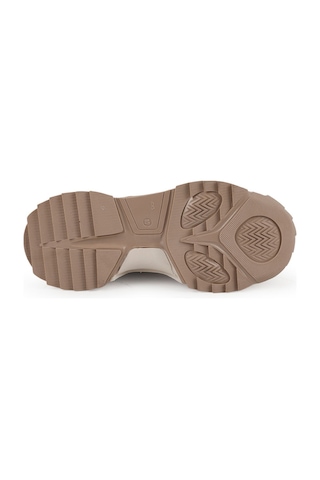 Lbr Libero L083.65100 Kalın Tabanlı Bağcıklı Kadın Sneaker Bej-leopar