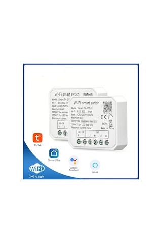 Tuya Destekli Wifi Akıllı İkili Anahtar