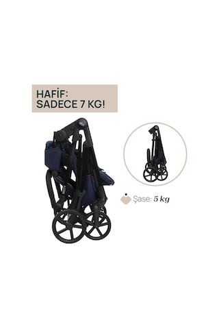 Chicco Seety Bebek Arabası Oxford Blue 04087097790000