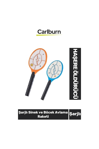 Özel Üretim Ergonomik Saplı Uv Işıklı Şarjlı Elektrikli Haşere Sinek Sivrisinek Böcek Avlama Raketi