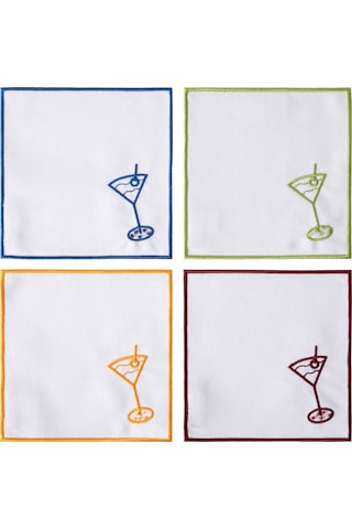 Mudo Home Festıve Kokteyl Peçete 15x15 Çok Renkli